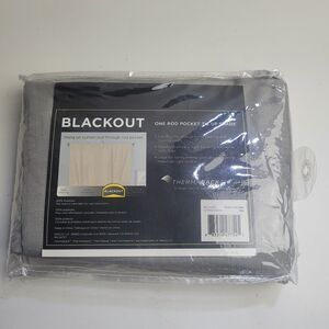 NEW Eclipse Kendall blackout window tie-up shade 'Grey' 42x63in #CT5